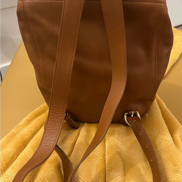 EUC Authenic Vintage Coach Soho Back Sac Brown Leather Backpack Bag (1990s) - Picture 9 of 10
